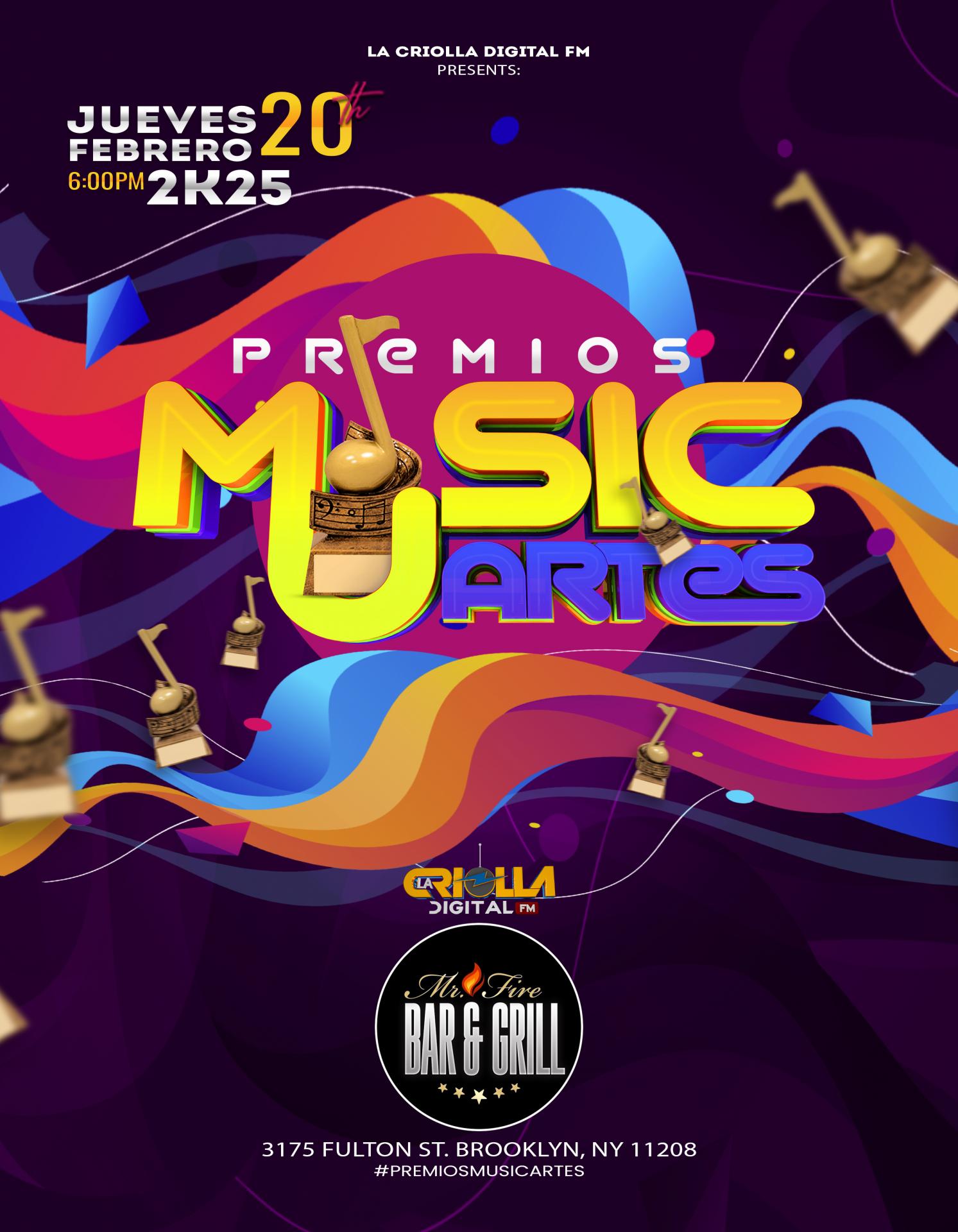 PREMIOS MUSIC ARTES Tickets BoletosExpress