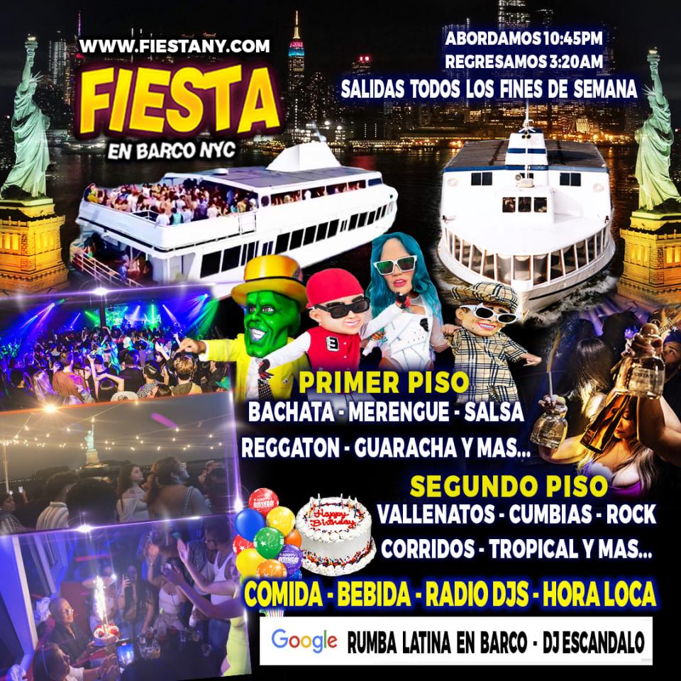 Buy tickets for RUMBA LATINA EN BARCO + RADIO DJ'S + MANHATTAN NY RUMBA LATINA EN BARCO + RADIO DJ'S + MANHATTAN NY