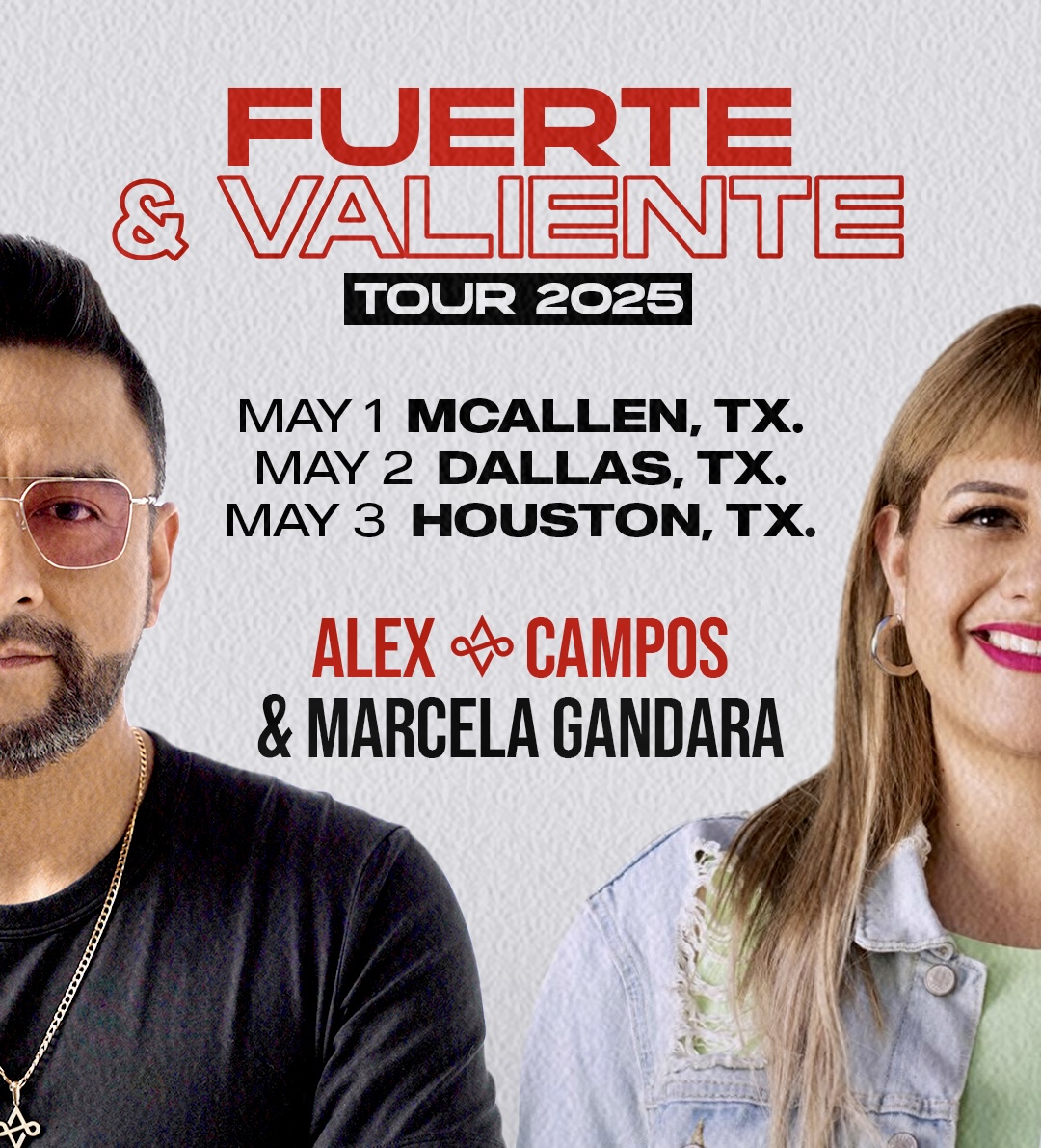 Buy tickets for ALEX CAMPOS & MARCELA GANDARA EN HOUSTON, TX ALEX CAMPOS & MARCELA GANDARA EN HOUSTON, TX