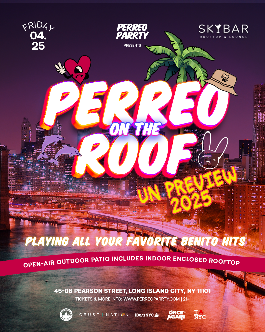 Perreo on the Roof - UN PREVIEW - Good Bunny Party - Reggaeton Rooftop