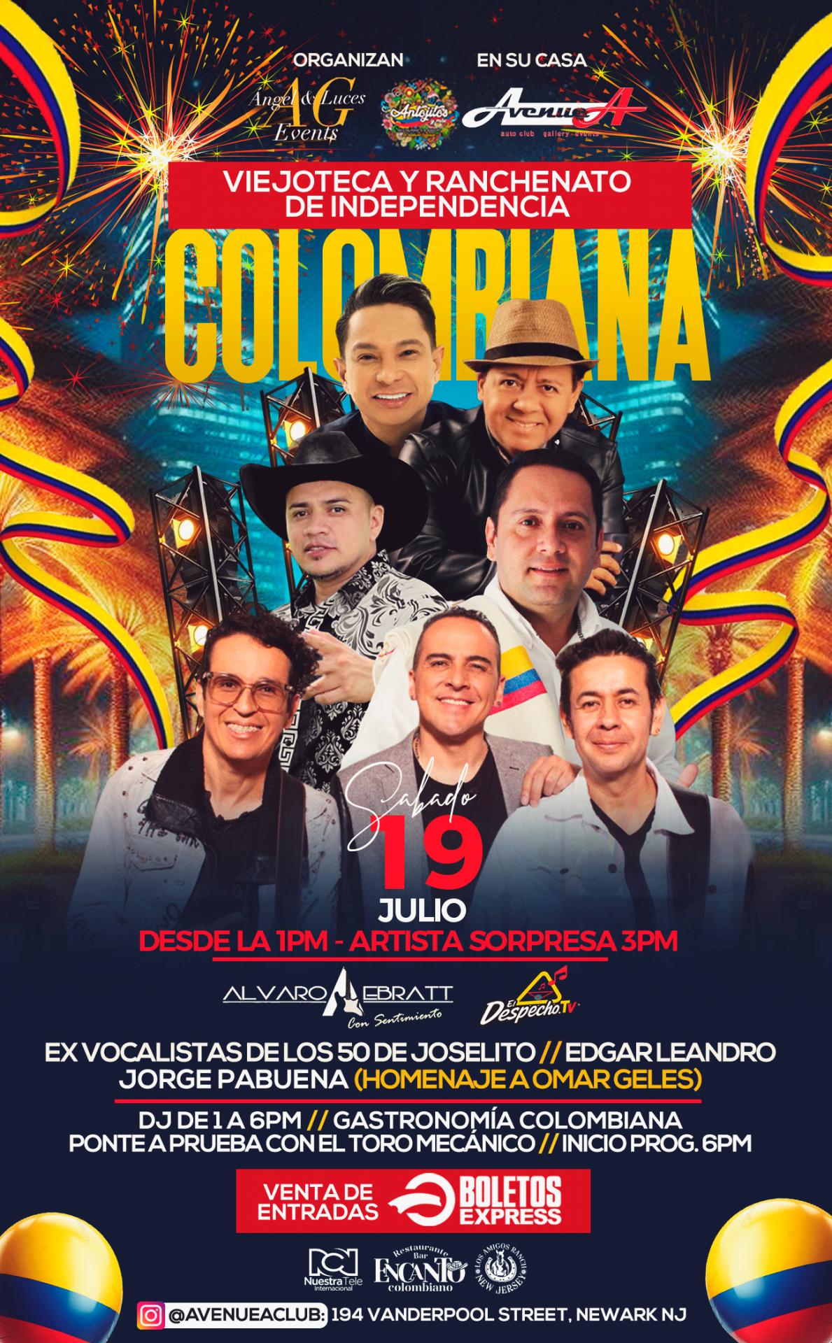 Buy tickets for GRAN FIESTA DE INDEPENDENCIA COLOMBIANA AL AIRE LIBRE GRAN FIESTA DE INDEPENDENCIA COLOMBIANA AL AIRE LIBRE