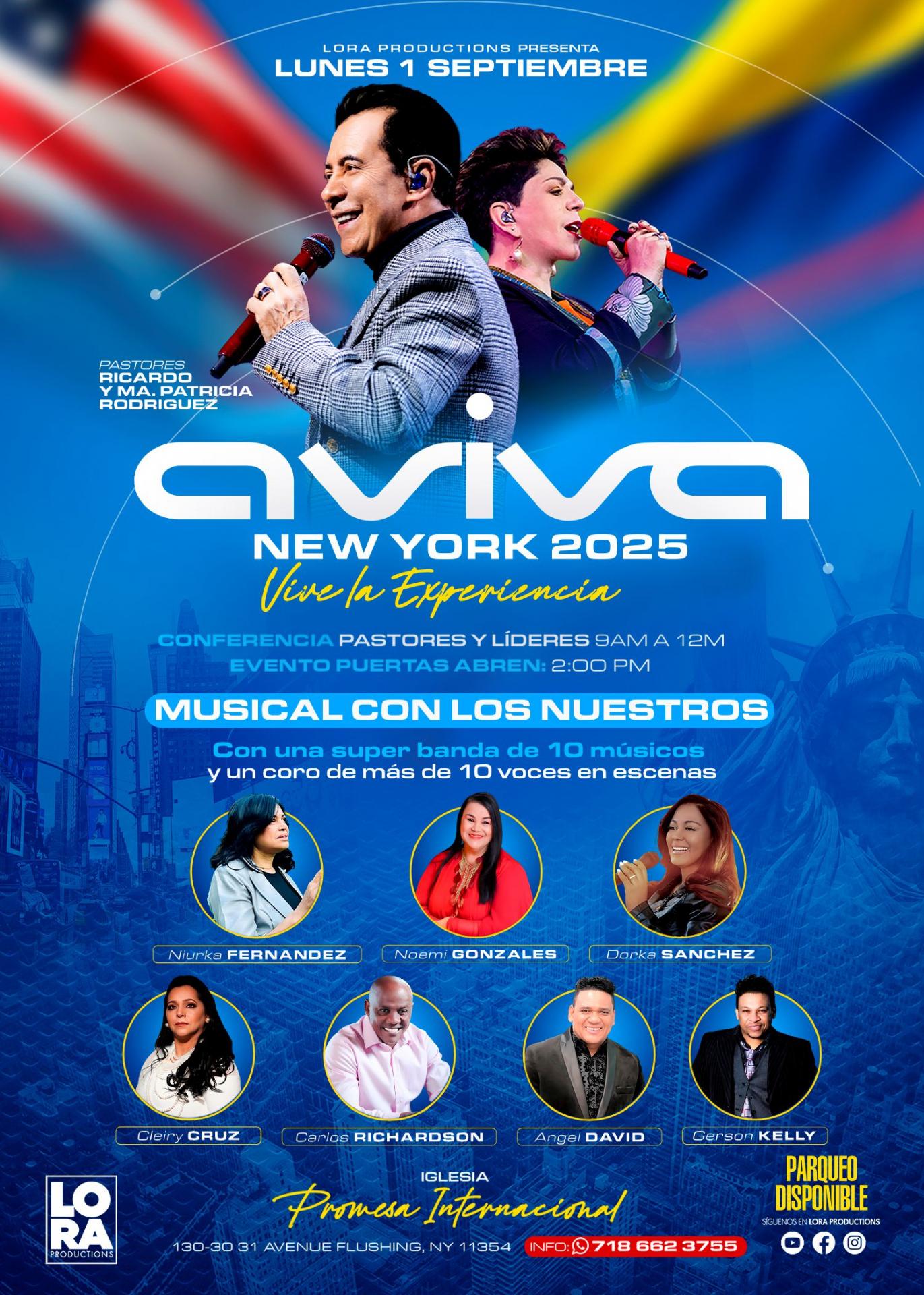 Buy tickets for AVIVA NEW YORK 2025 - ENTRADA GENERAL AVIVA NEW YORK 2025 - ENTRADA GENERAL