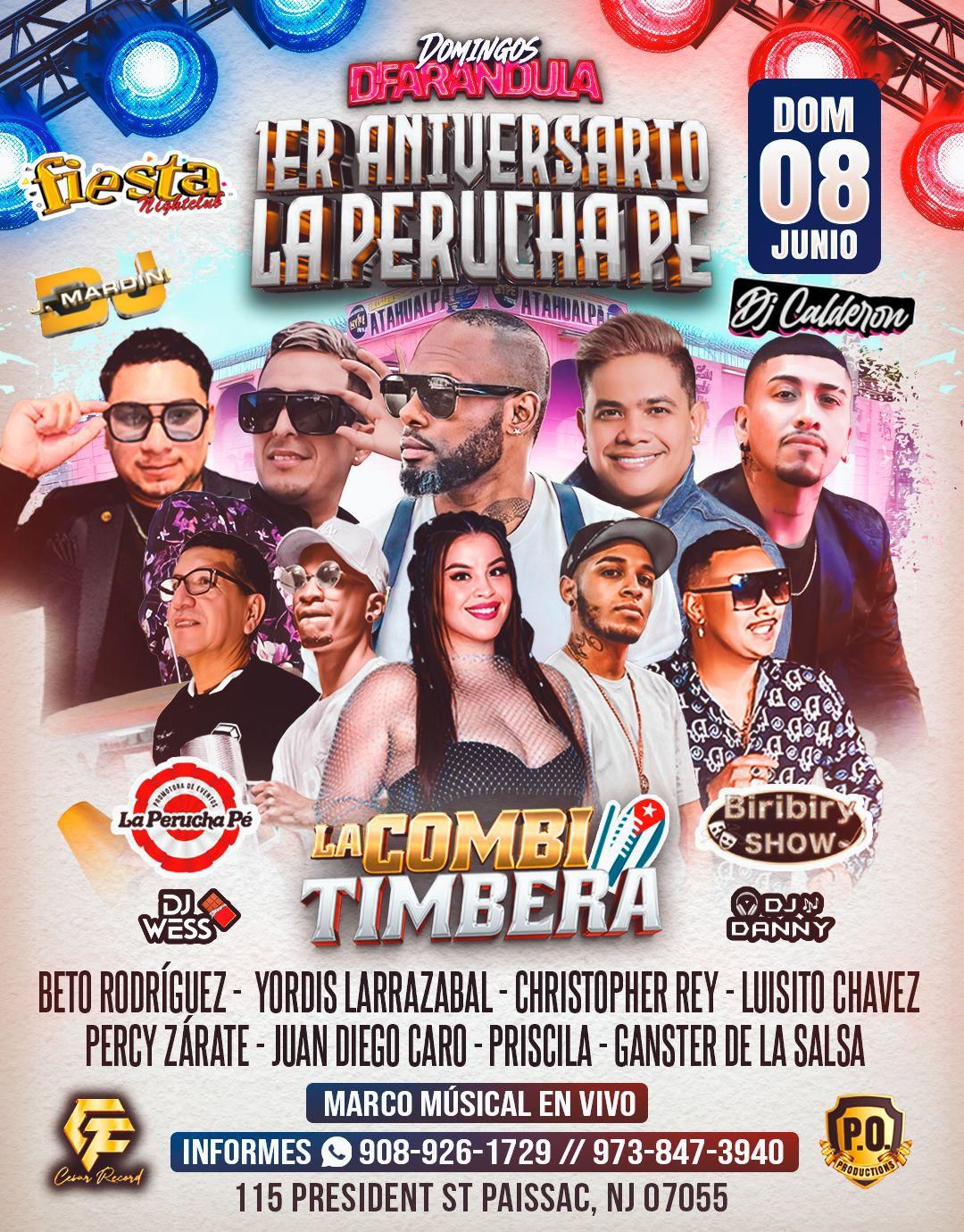 BETO RODRIGUEZ, YORDIS LARRAZABAL, CHRISTOPHER REY, LUISITO CHAVEZ, PERCY ZARATE, JUAN DIEGO CARO, PRISCILA, GANSTER DE LA SALS
