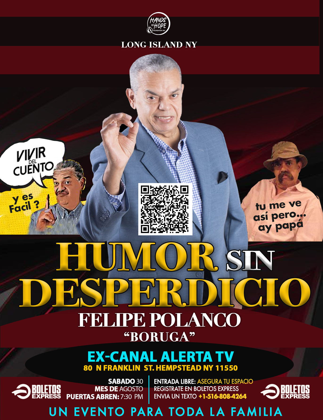 Buy tickets for Humor Sin Desperdicio - LI NY - Humor Sin Desperdicio - LI NY -