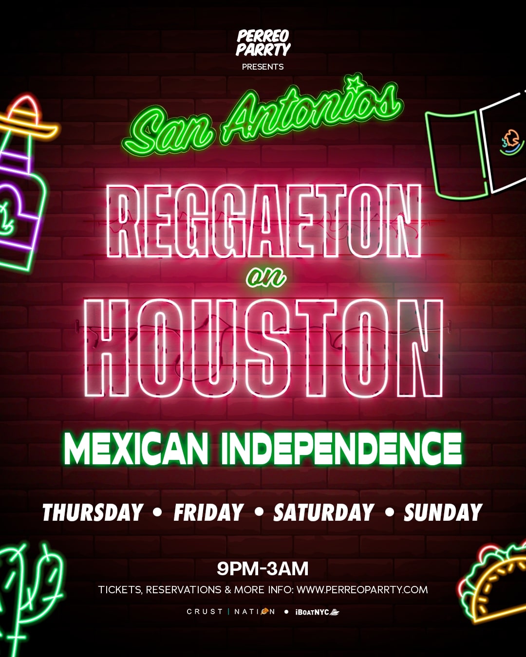 Buy tickets for Mexican Independence Day Weekend - Reggaeton on Houston NYC Mexican Independence Day Weekend - Reggaeton on Houston NYC
