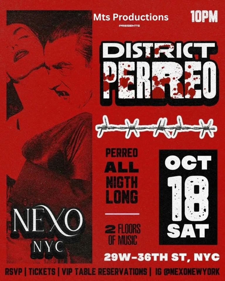 District Perreo Saturdays at Nexo NYC – The #1 Latin Dance Party