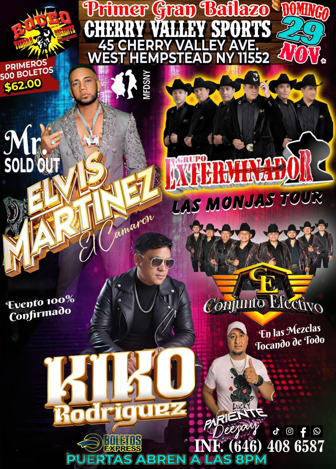 Buy tickets for ELVIS MARTINEZ | GRUPO EXTERMINADOR ELVIS MARTINEZ | GRUPO EXTERMINADOR