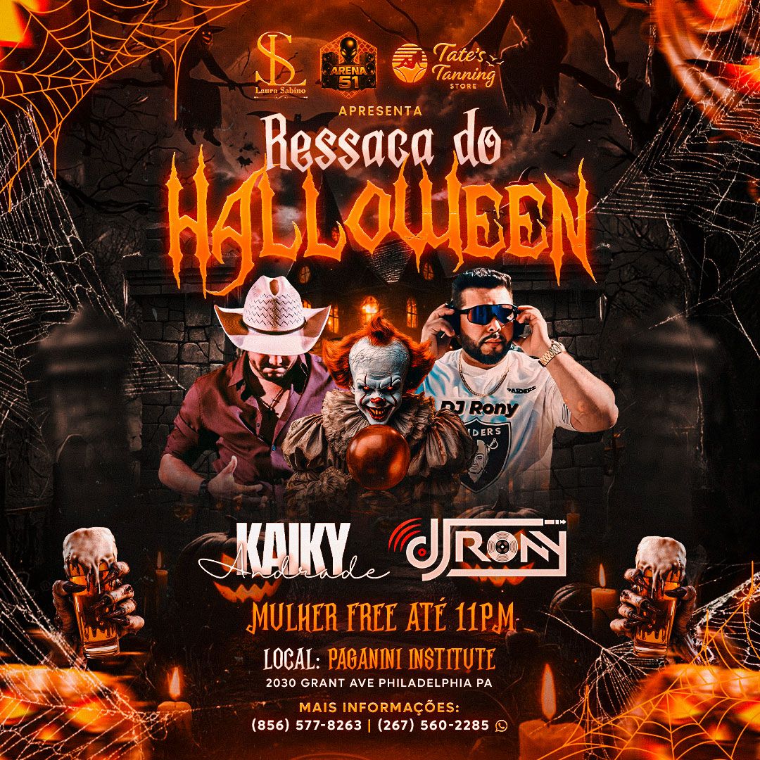Buy tickets for Ressaca do Halloween Ressaca do Halloween