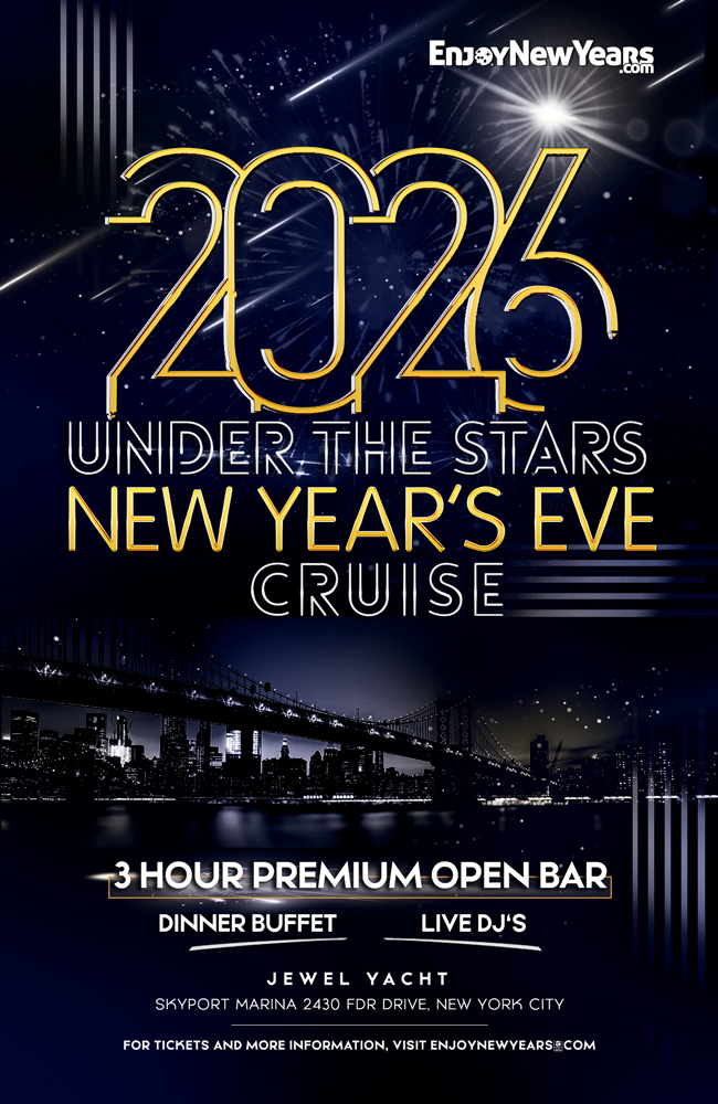 Buy tickets for Under the Stars New Year’s Eve 2026 Fireworks Cruise New York City Under the Stars New Year’s Eve 2026 Fireworks Cruise New York City