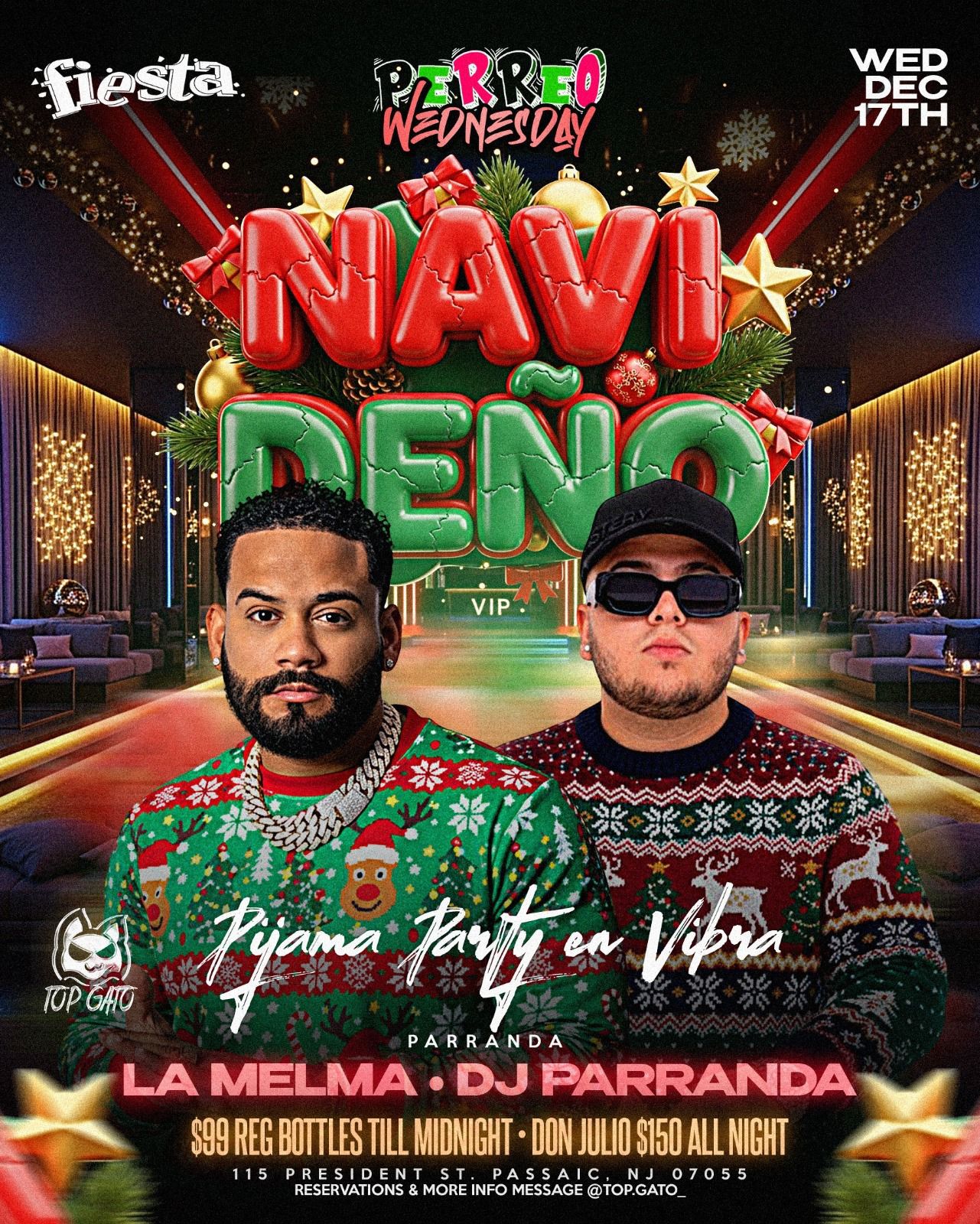 PERREO WEDNESDAY NAVIDEÑO - PIJAMA PARTY EN VIBRA
