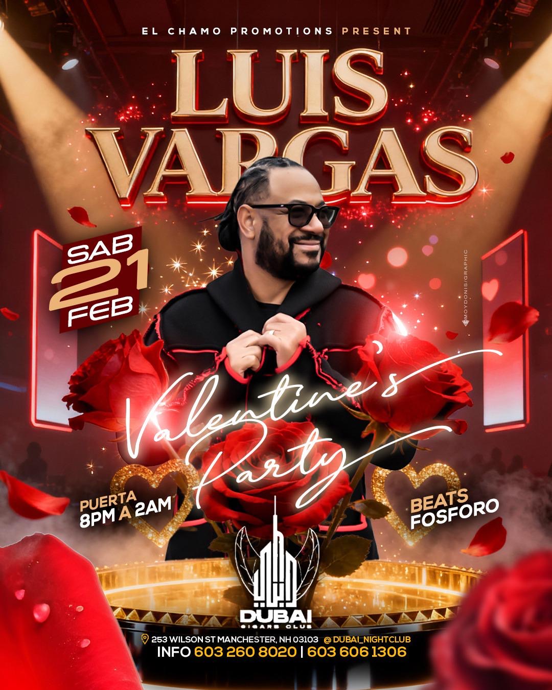 Buy tickets for LUIS VARGAS LUIS VARGAS