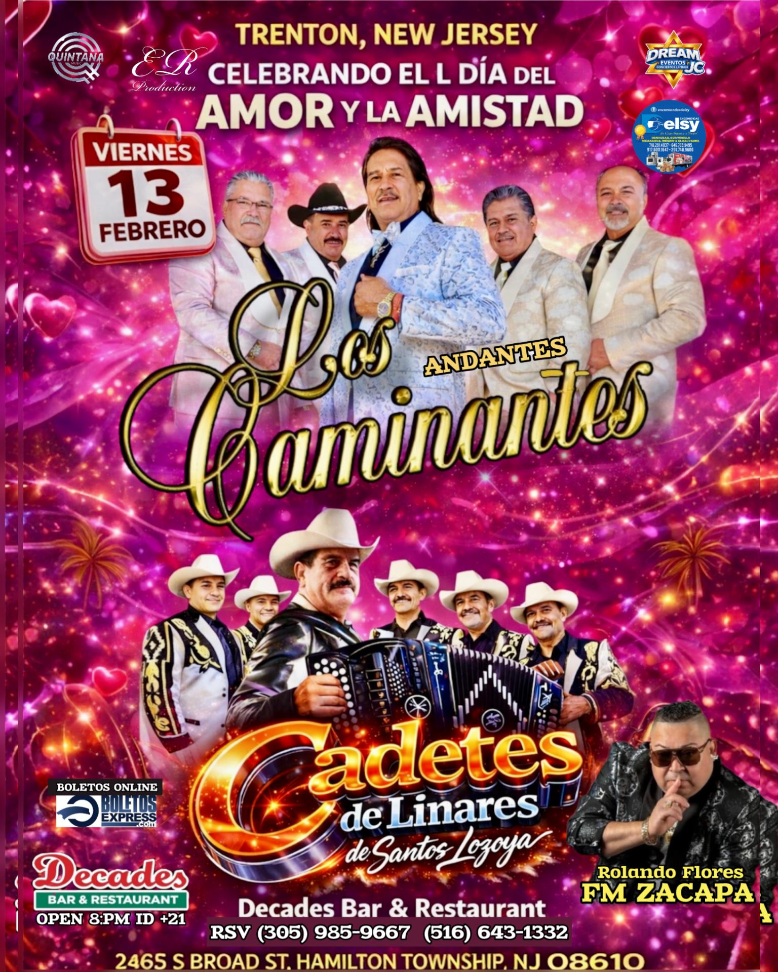 Buy tickets for Los Caminantes 🎥andantes / Cadetes de Linares / Trenton NJ / Viernes 13 Febrero Los Caminantes 🎥andantes / Cadetes de Linares / Trenton NJ / Viernes 13 Febrero