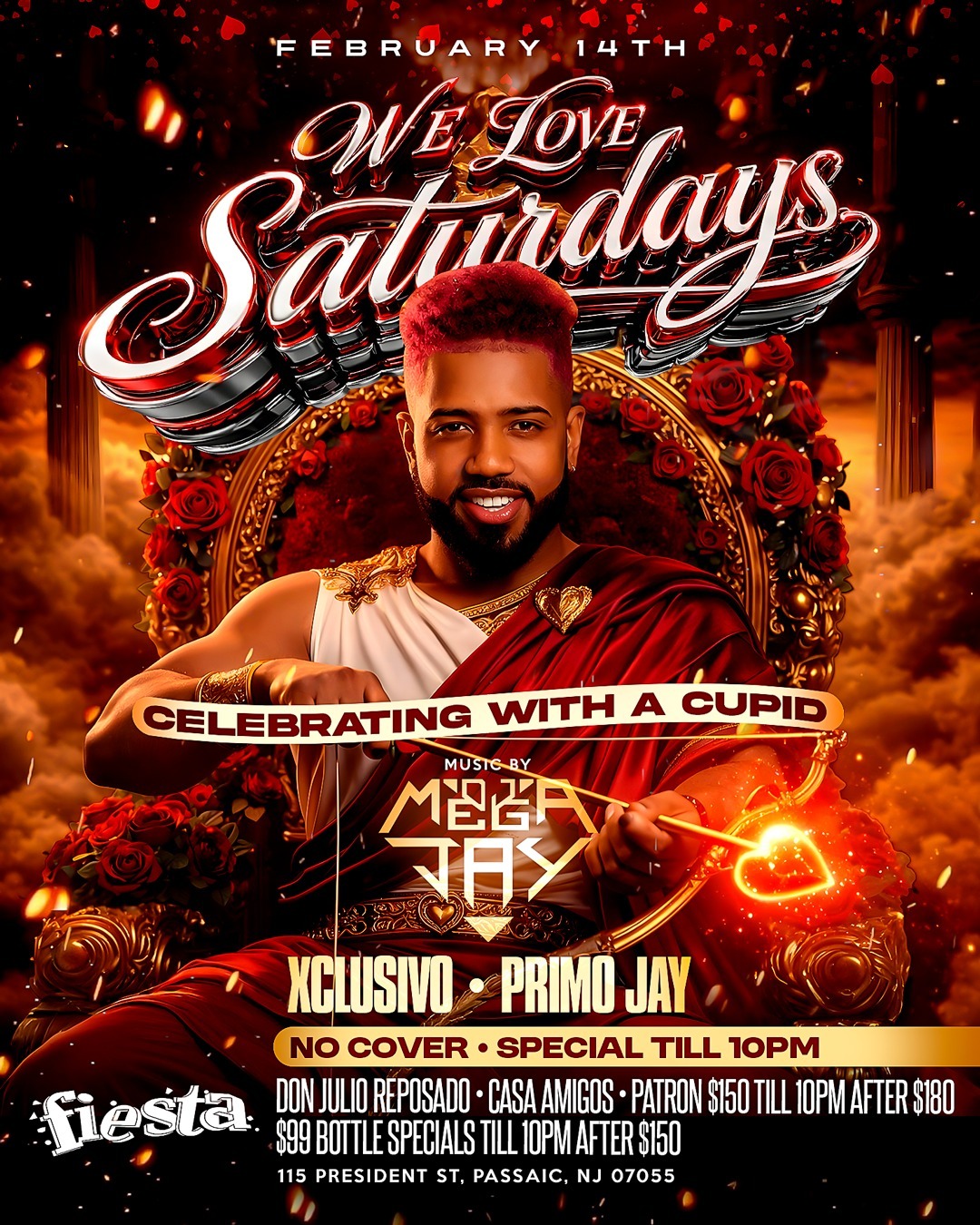 Buy tickets for WE LOVE SATURDAY - CELEBRATING WITH A CUPID WE LOVE SATURDAY - CELEBRATING WITH A CUPID