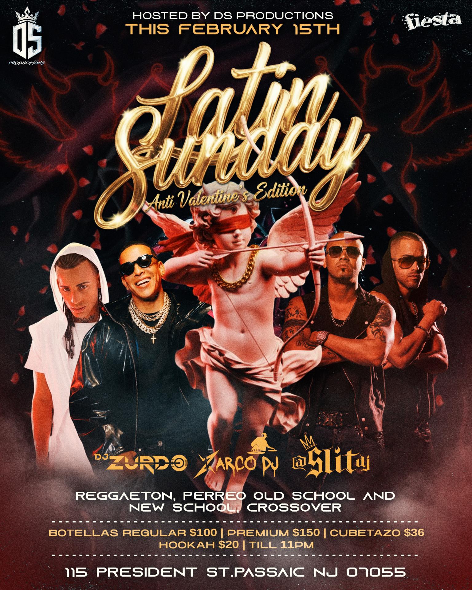 Buy tickets for LATIN SUNDAY - ANTI VALENTINES EDITION LATIN SUNDAY - ANTI VALENTINES EDITION