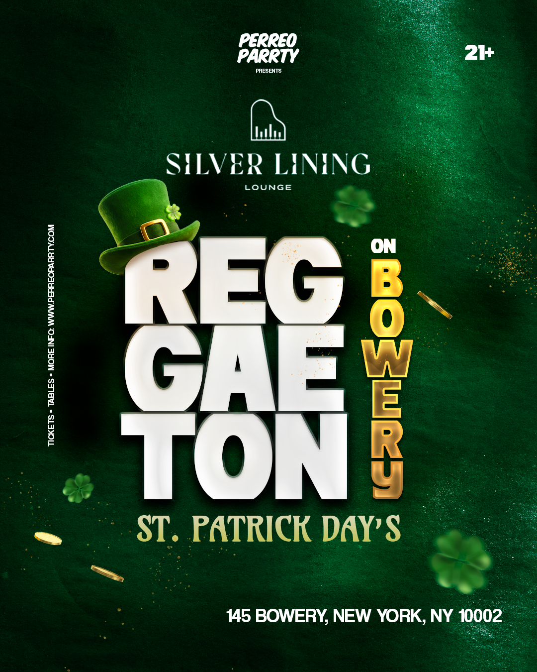 Buy tickets for REGGAETON on Bowery - ST PATRICK'S DAY WEEKEND NYC REGGAETON on Bowery - ST PATRICK'S DAY WEEKEND NYC