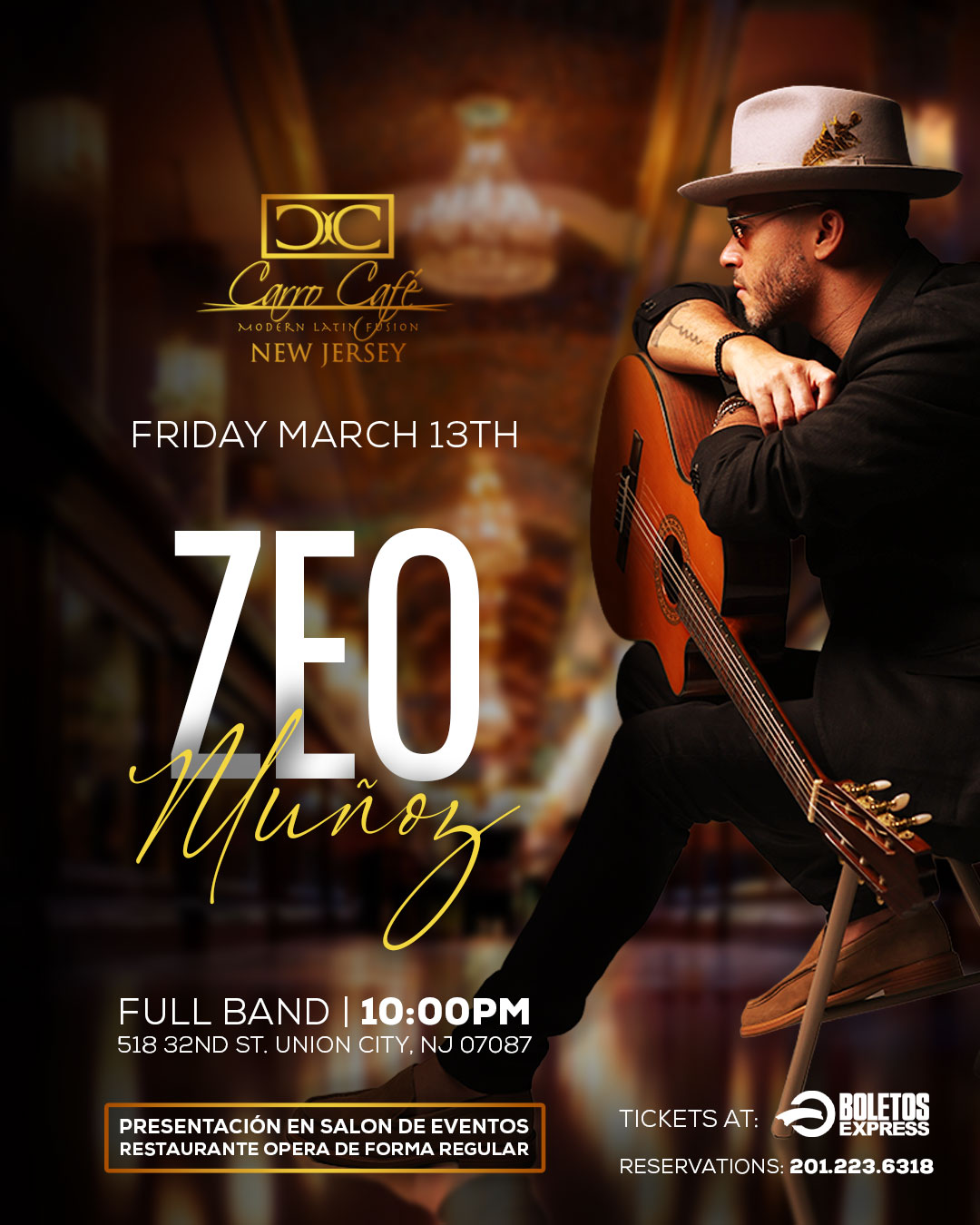 Buy tickets for ZEO MUÑOZ ZEO MUÑOZ