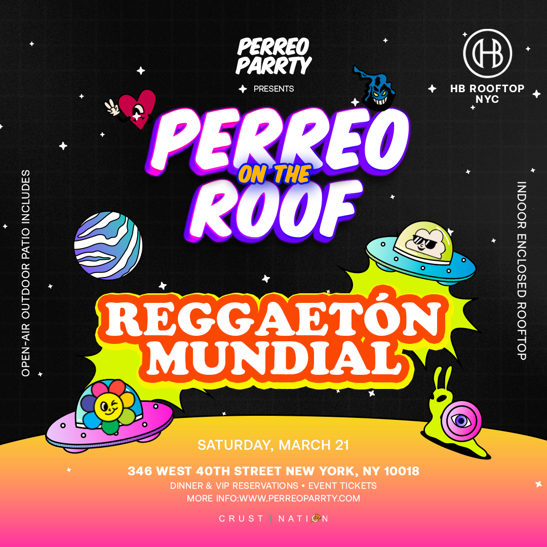 Reggaeton Mundial - Latin & Perreo Rooftop Party Midtown NYC